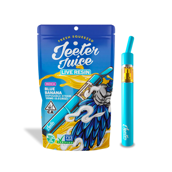 Caneta THC Jeeter Juice Blue Banana | Indica | 90,2%