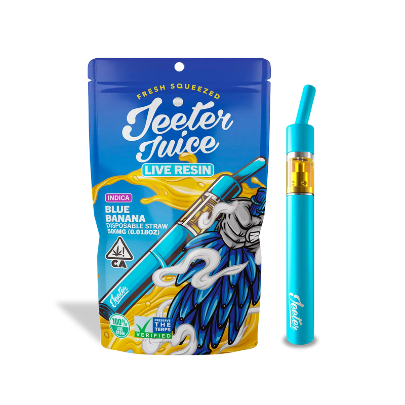 Caneta THC Jeeter Juice Blue Banana | Indica | 90,2%