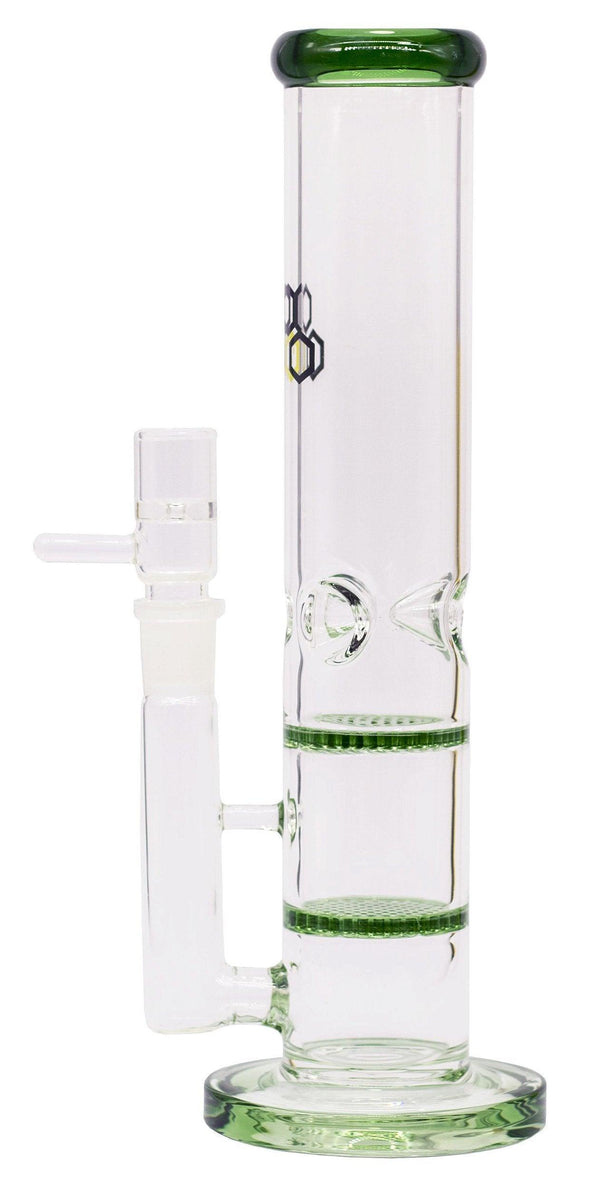 Bong Double Honey 30cm Green