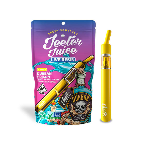 Caneta THC Jeeter Juice Durban Poison | Sativa | 93,9%