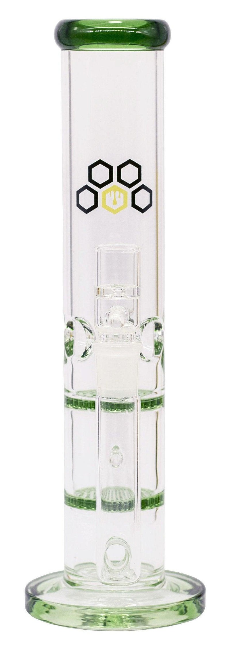 Bong Double Honey 30cm Green