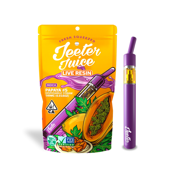 Caneta THC Jeeter Juice Papaya #5 | Indica | 92,5%