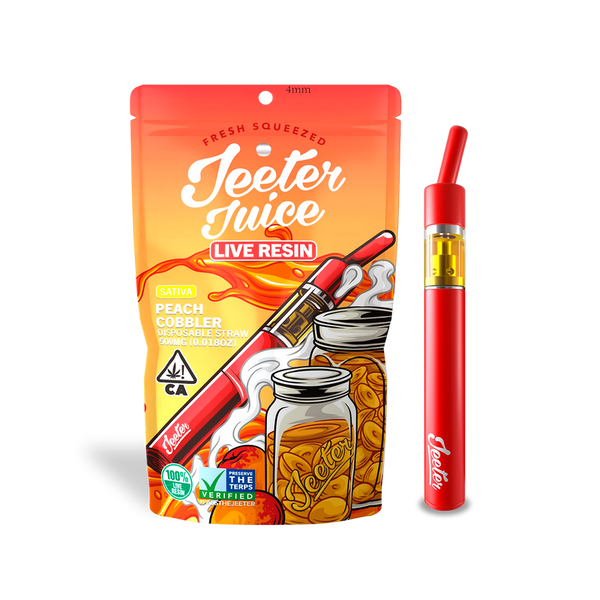 Caneta THC Jeeter Juice Peach Cobbler | Sativa | 93%
