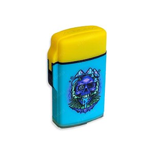 Isqueiro Maçarico Zengaz Monster - Mix Azul Laranja