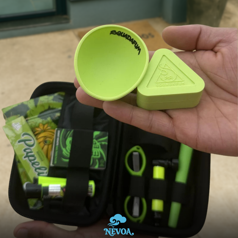 Kit Green Monster – case Puff Classic preto
