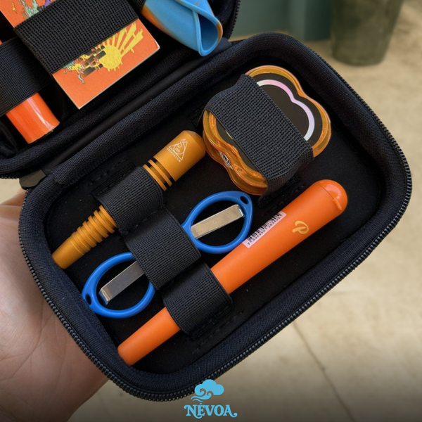 Kit Orange Haze 2.0 – Case Puff Classic preto