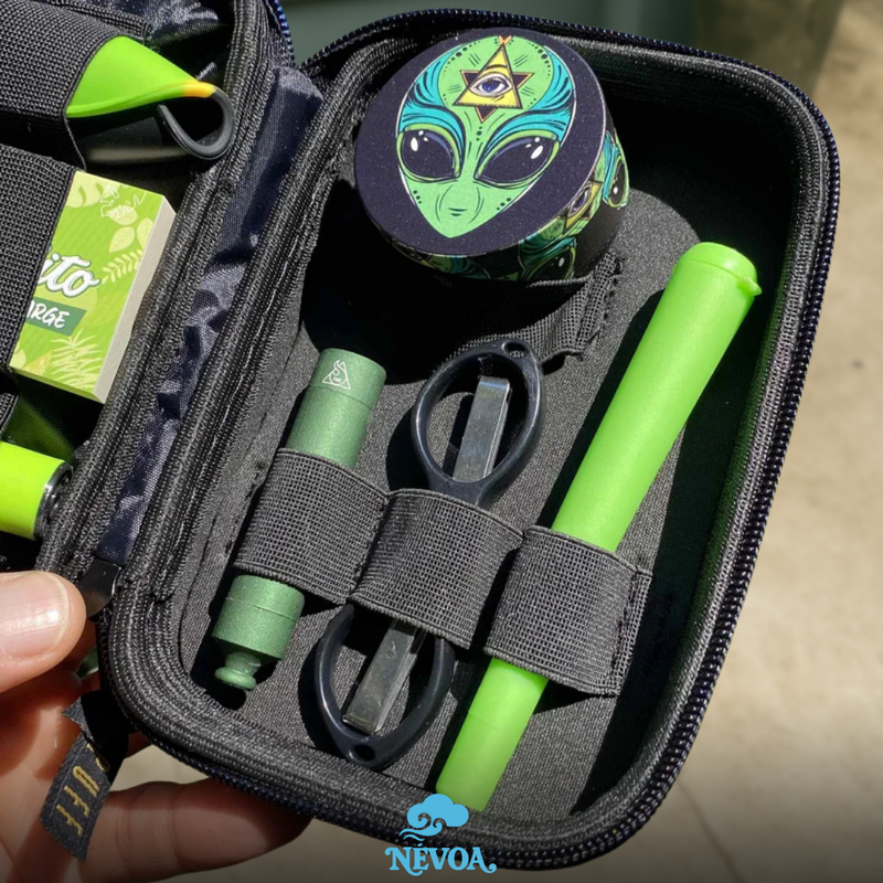 Kit Green Life – Case Puff Classic preto