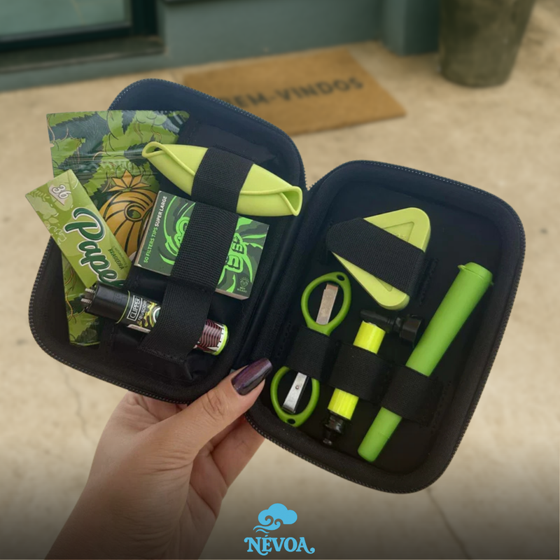 Kit Green Monster – case Puff Classic preto