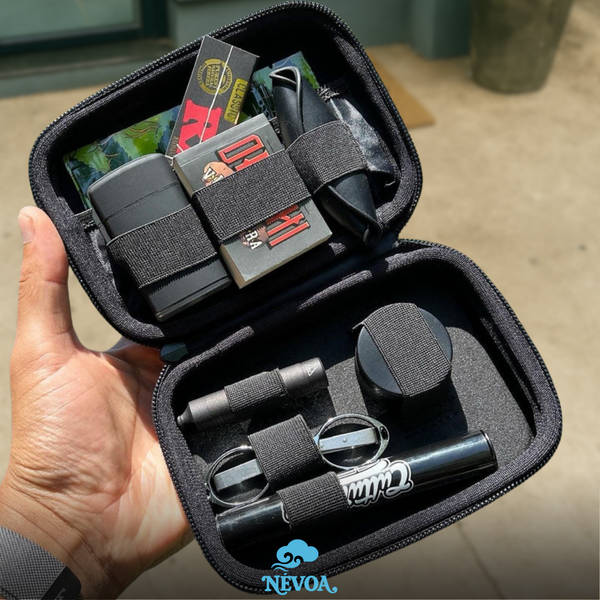 Kit Black Smoke – Case Puff Classic preto