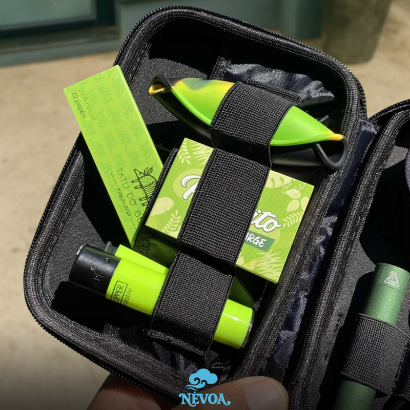 Kit Green Life – Case Puff Classic preto