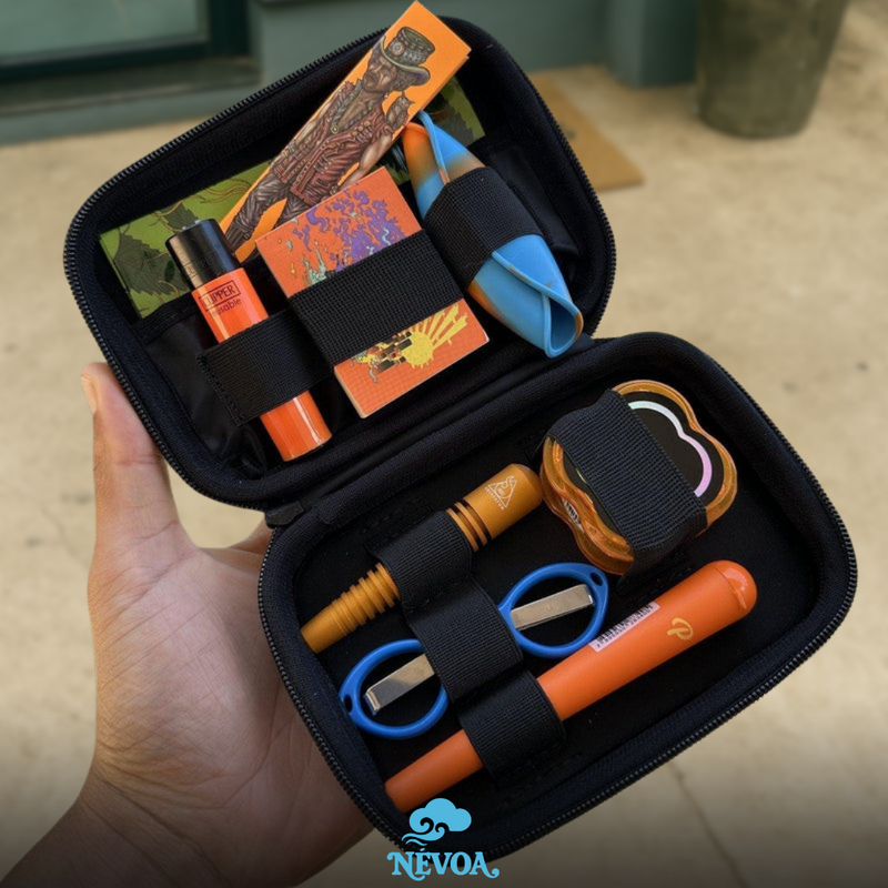Kit Orange Haze 2.0 – Case Puff Classic preto