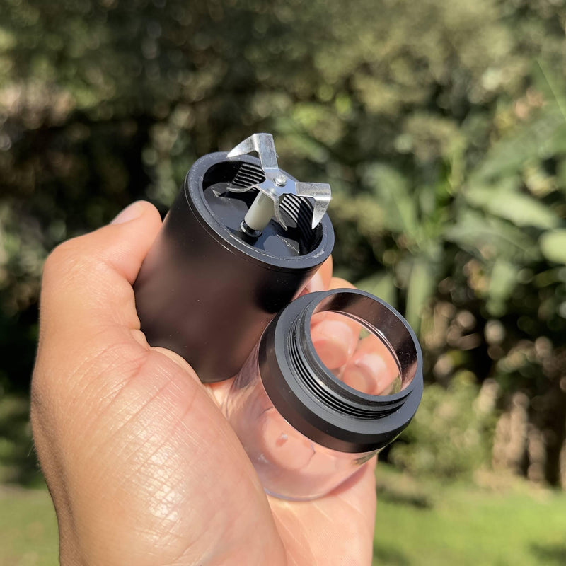 Dichavador elétrico recarga USB preto – 40mm