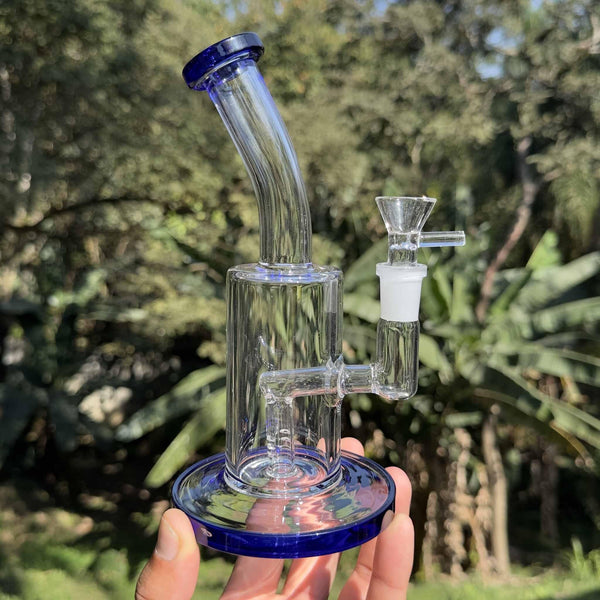 Bong de vidro Smoke Blue – 20cm