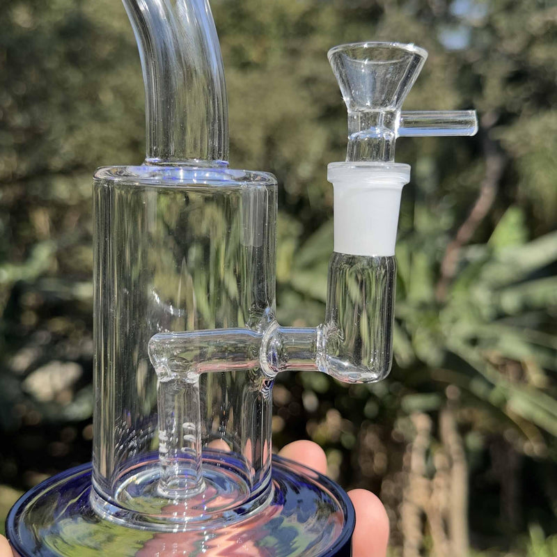 Bong de vidro Smoke Blue – 20cm