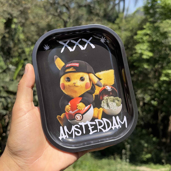Bandeja de metal Pikachu Gangster – 18x14cm