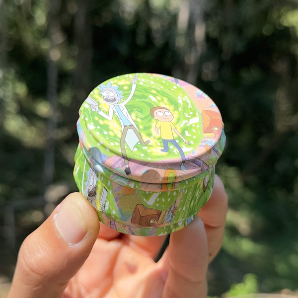 Dichavador de metal tambor Rick and Morty III – 4 partes 50mm