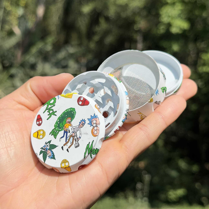 Dichavador de metal tambor Rick and Morty I – 4 partes 50mm