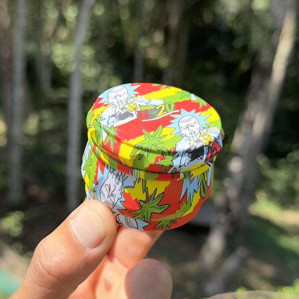 Dichavador de metal tambor Rick and Morty II – 4 partes 50mm