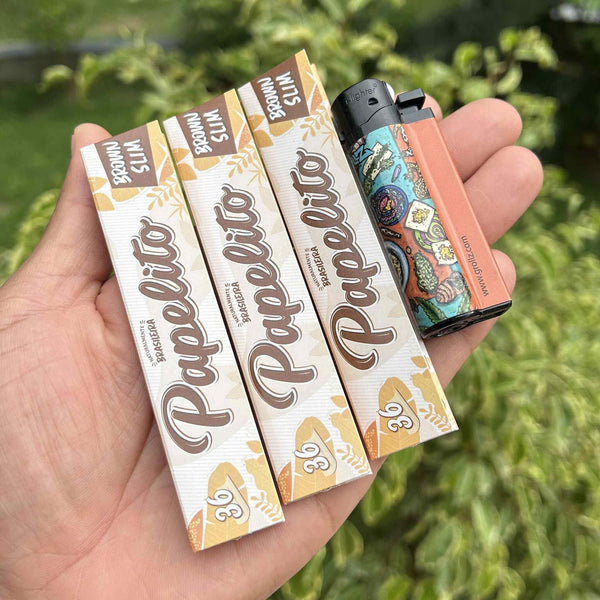 Combo de Abastecimento Papelito – 3 Sedas + 1 Isqueiro