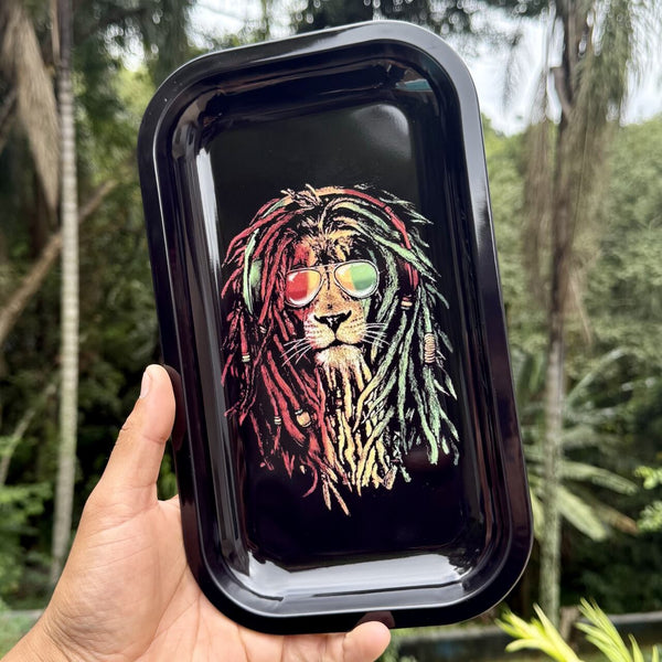 Bandeja de metal Lion Rasta