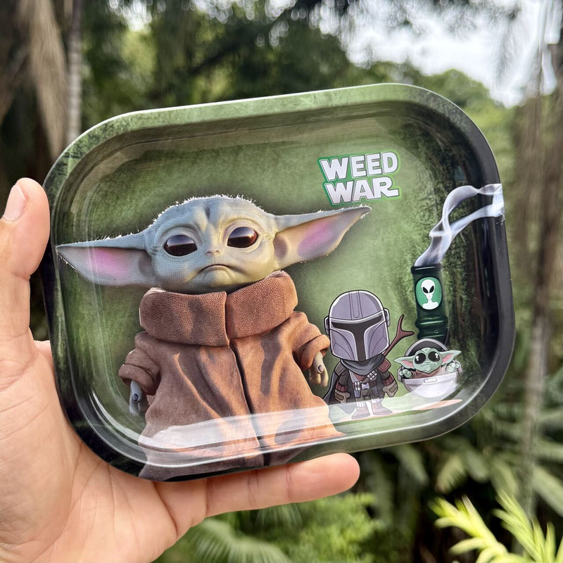 Bandeja de metal Weed War – Yoda 420 II