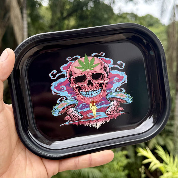Bandeja de metal Skull High