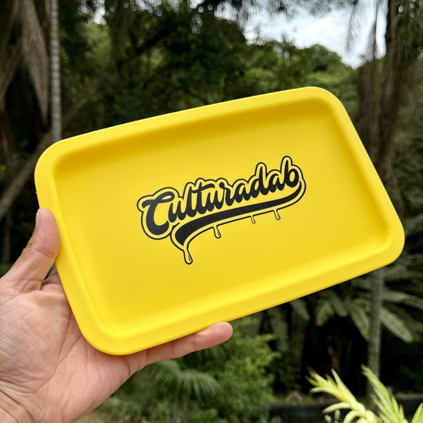 Bandeja de silicone Cultura Dab – Amarelo grande