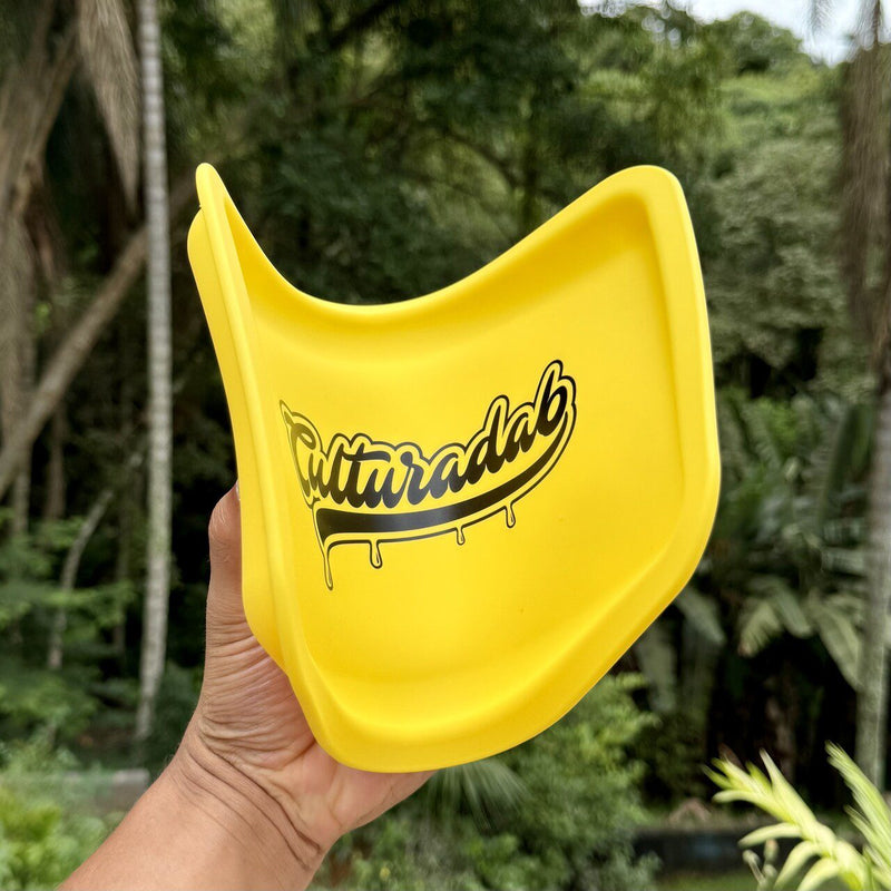 Bandeja de silicone Cultura Dab – Amarelo grande