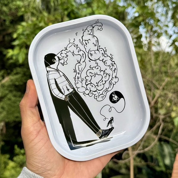 Bandeja de Metal Collab Squadafum X Alex Senna