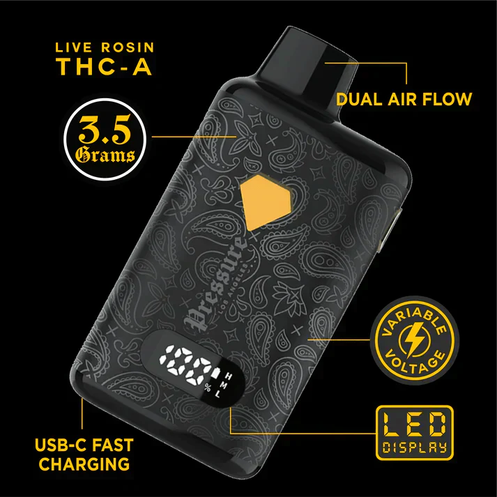 Pressure 3.5G THC-A Live Resin Descartável