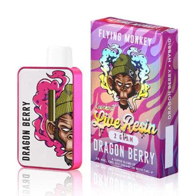 KNOCK OUT DELTA 9 LIVE RESIN VAPE DESCARTÁVEL DA FLYING MONKEY | 2 GRAMAS