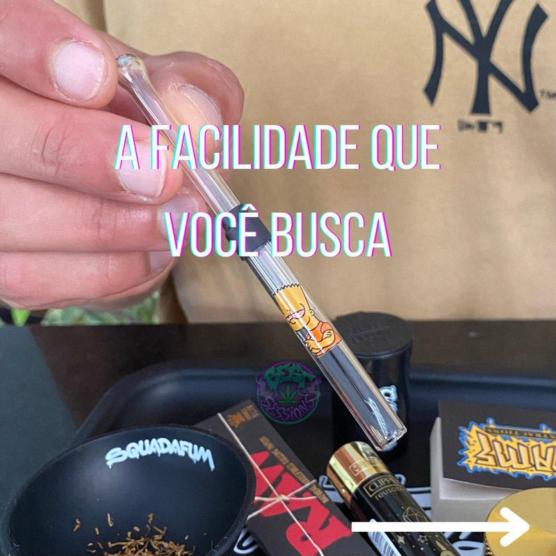 Seda de vidro + Piteira – Coringa