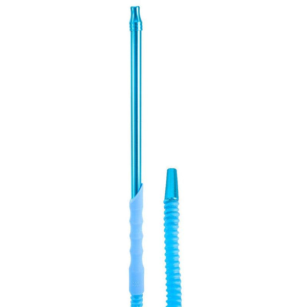 Mangueira Narguile Alumínio Handle de Silicone PVC Maleável Lavável Azul Bebe