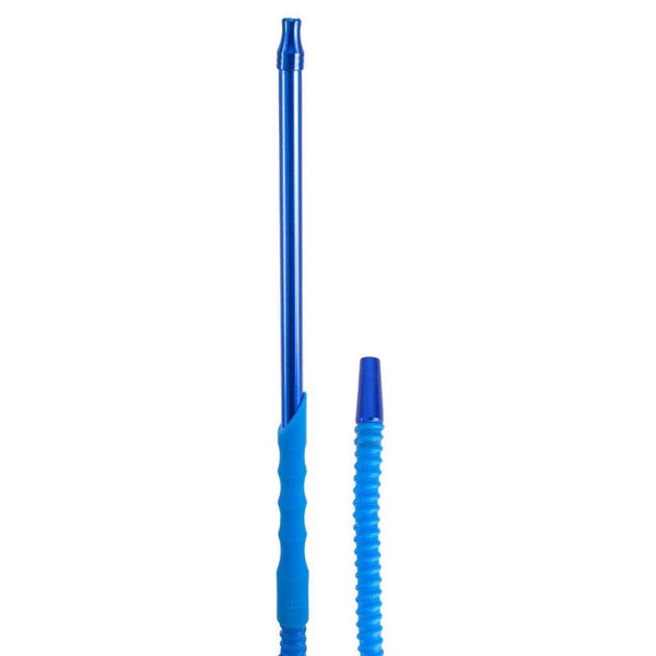 Mangueira Narguile Alumínio Handle de Silicone PVC Maleável Lavável Azul