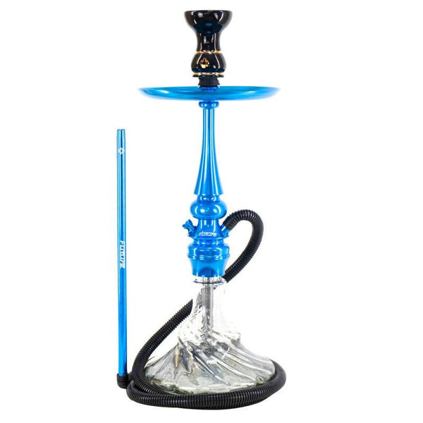 Narguile Amazon Future Godzilla Metal Azul Vaso Transparente
