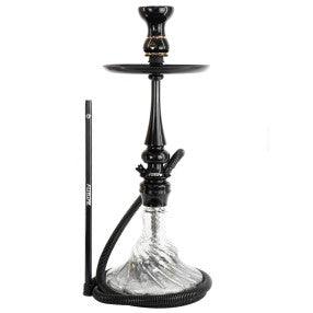 Narguile Marajah Umbrella Nano Branco Metal Dourado Vaso Brisas Prato Coroa Pequeno Rosh Alusi Take Gold Completo