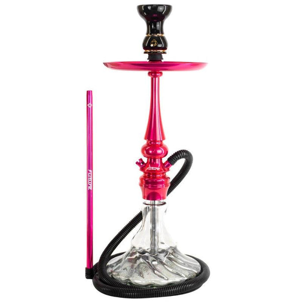 Narguile Amazon Future Godzilla Metal Rosa Vaso Transparente