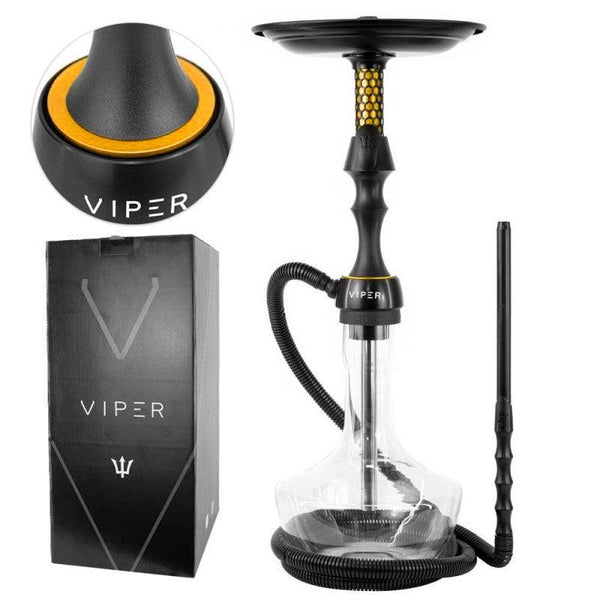 Narguile Triton Viper Completo Dourado Com CAIXA