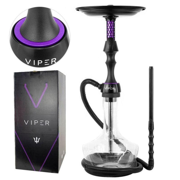 Narguile Triton Viper Completo Roxo Com CAIXA