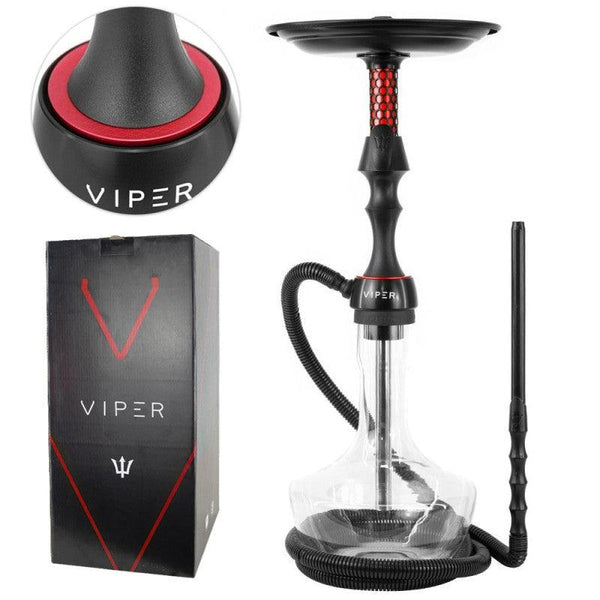 Narguile Triton Viper Completo Vermelho Com CAIXA