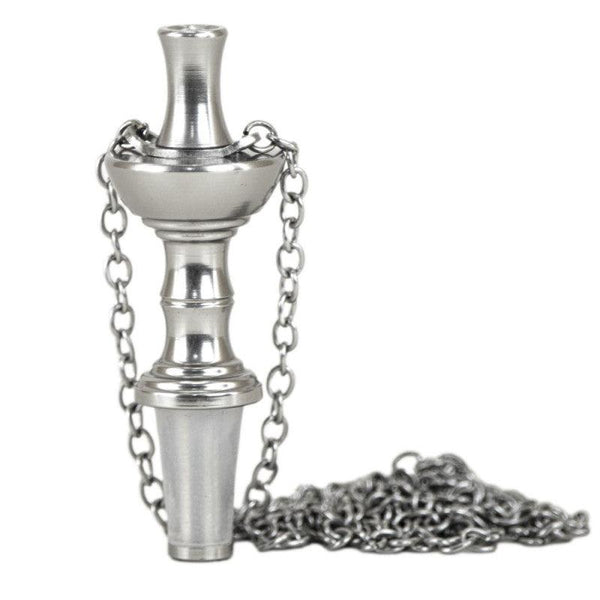 Piteira Higiênica Pro Hookah Alumínio Prata com Cordão