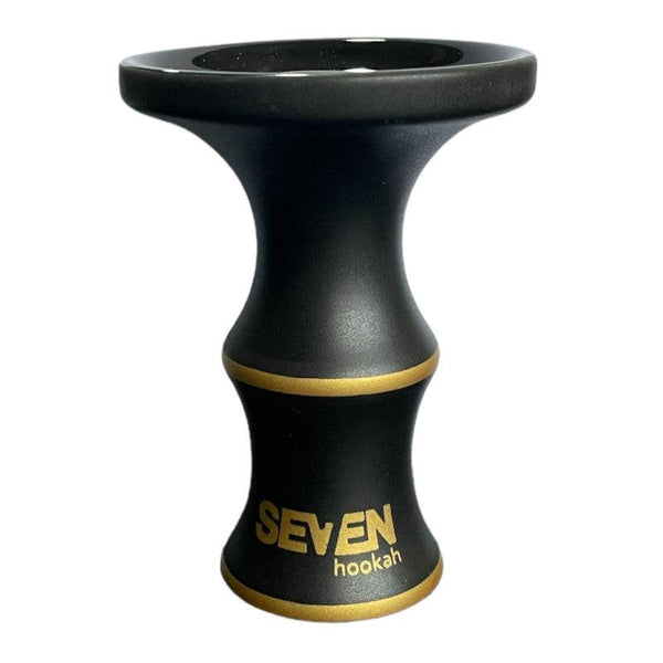 Rosh Narguile Seven Bowl Premium Matte Black Gold