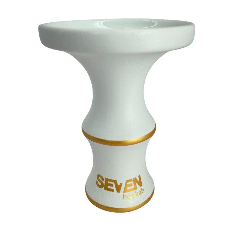 Rosh Narguile Seven Bowl Premium Matte White Gold