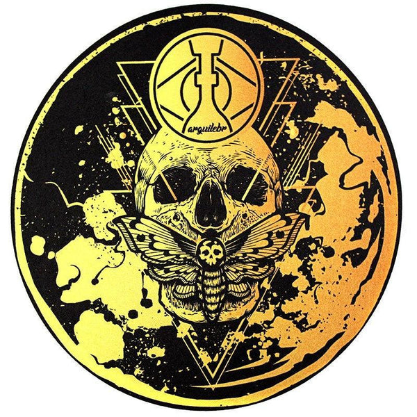 Tapete para Base Arguilebr Caveira Dourado