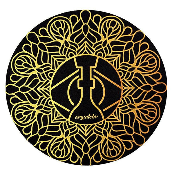 Tapete para Base Arguilebr Mandala Dourado