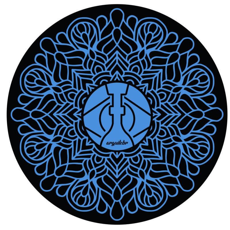 Tapete para Base Arguilebr Mandala Azul