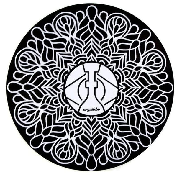 Tapete para Base Arguilebr Mandala Branco