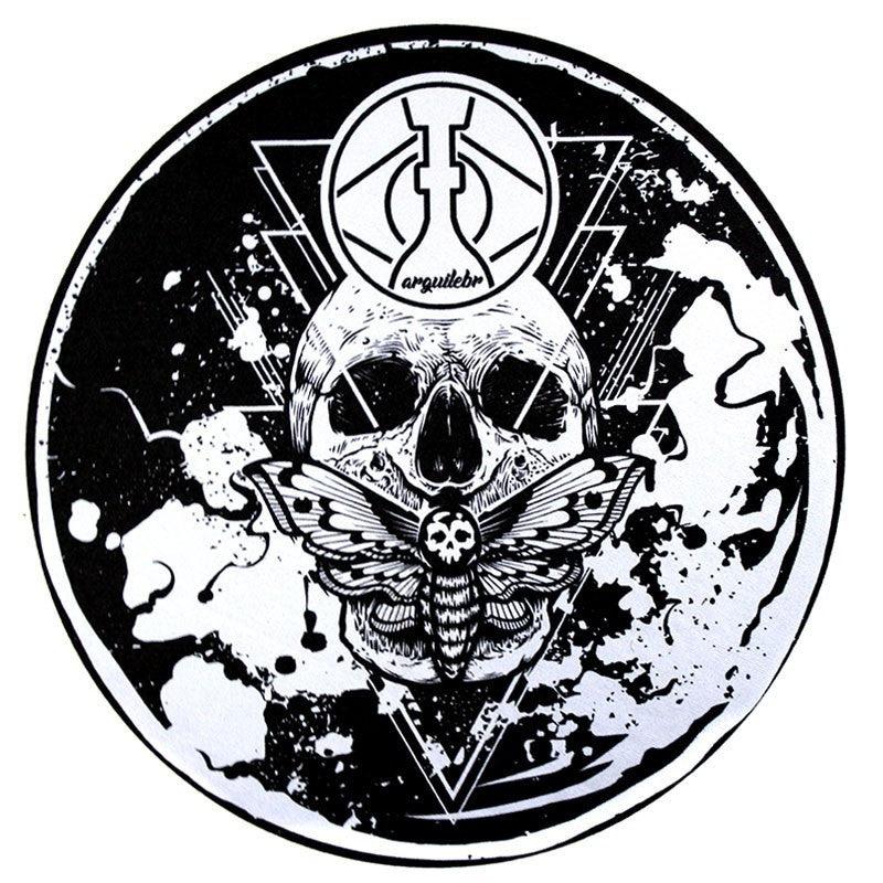 Tapete para Base Arguilebr Caveira Branco