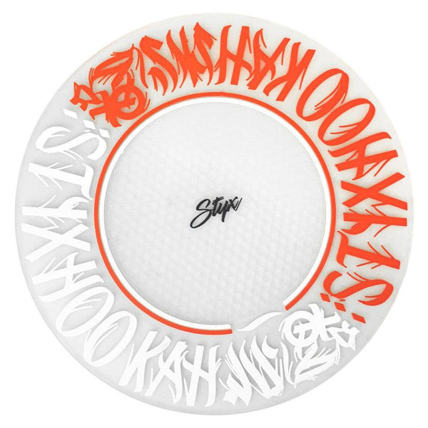 Tapete Silicone Styx Fireproof Transparente Vermelho