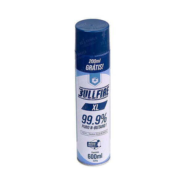Gás Bullfire 600ml para Isqueiro e Maçarico
